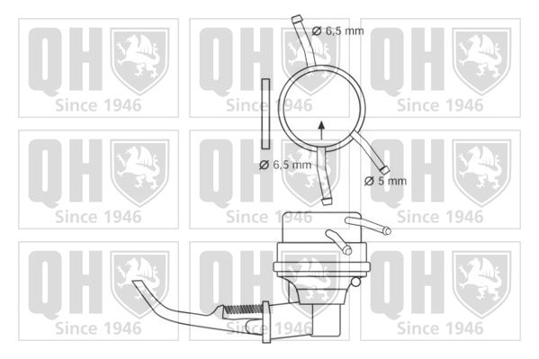 QUINTON HAZELL Топливный насос QFP227